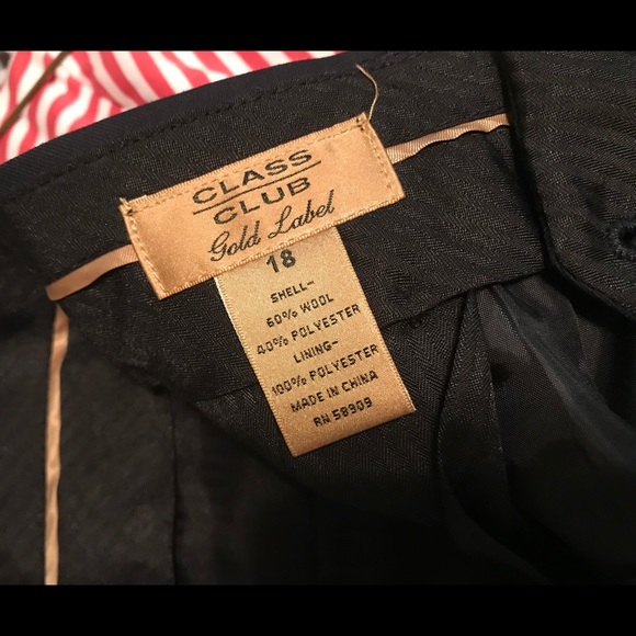 Boys navy blue dress pants - Picture 2 of 2